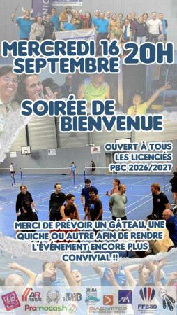 Soirée de bienvenue