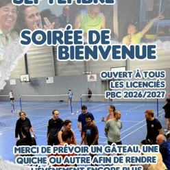 Soirée de bienvenue